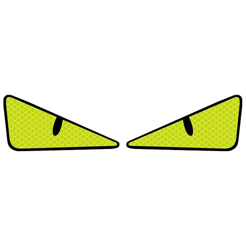 1 par crtića, velike oči, reflektirajuća naljepnica, naljepnice, sigurnosni dodaci, noćni reflektor, bicikl, automobil, motocikl, biciklizam Wa T3x4