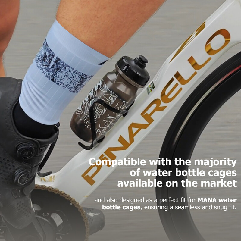 MANA velosipēds ūdens pudele pārtikas kvalitātes PP ceļa MTB velosipēds āra sportam plastmasas pārnēsājama liela ietilpība dzērienu riteņbraukšanas ūdens pudele