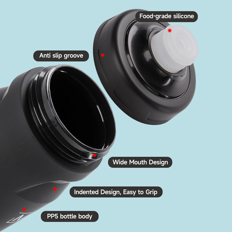 MANA 2024 NOVA Biciklistička boca za vodu 620 ML Push-on Ultralagana, nepropusna, bez mirisa, sportska biciklistička boca za vodu Kampiranje Planinarenje Jahanje