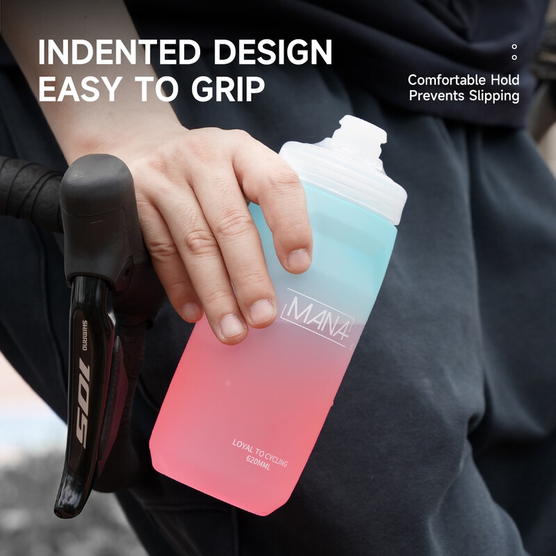 MANA 2024 NOVA Biciklistička boca za vodu 620 ML Push-on Ultralagana, nepropusna, bez mirisa, sportska biciklistička boca za vodu Kampiranje Planinarenje Jahanje