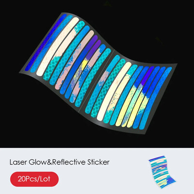 Duga reflektirajuća naljepnica za kotače bicikla Noćna svjetleća naljepnica Auto Motocikl fluorescentna ljepljiva traka za vožnju Reflektirajuća traka