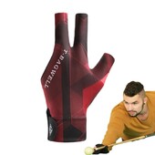 Rukavice za bilijar s tri prsta Rukavice za bilijar upijaju znoj Prozračne i protuklizne rukavice Zaštita lijeve ruke za snooker