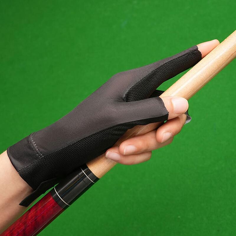 Rukavice za bilijar s tri prsta Rukavice za bilijar upijaju znoj Prozračne i protuklizne rukavice Zaštita lijeve ruke za snooker