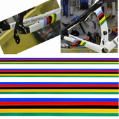 1Set Naljepnica okvira bicikla Naljepnica bicikla Naljepnica duginih boja Dekoracija Naljepnica DIY Modificirani MTB bicikl