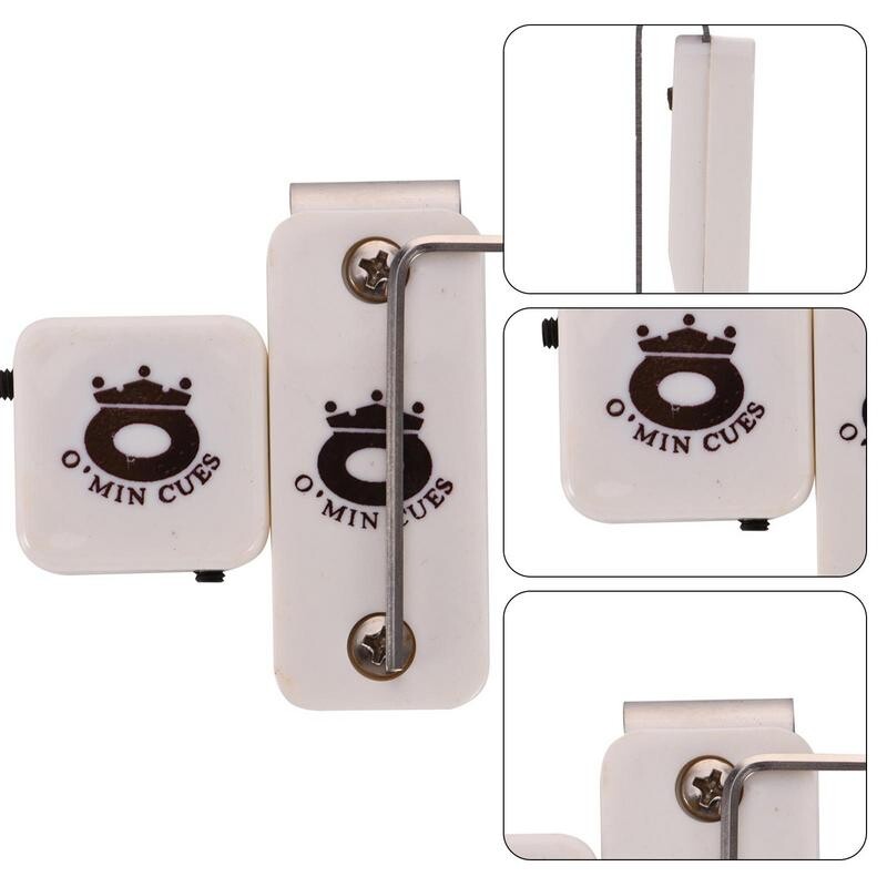 Magnetski držač za kredu za biljar s kopčom za remen Prijenosna torbica za kredu Mini s ključem Štap za bilijar Pribor za snooker Praktični alat