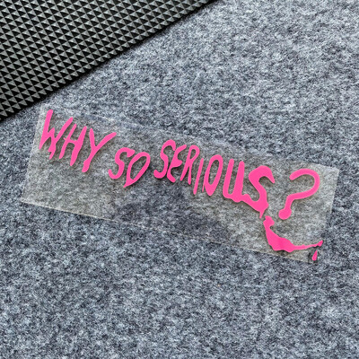 Smiješno Zašto tako ozbiljno Reflektirajuća naljepnica za automobile Vanjski dodaci za motocikle Naljepnice Dekor branik Kaciga za vjetrobran