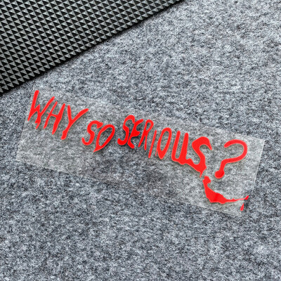 Smiješno Zašto tako ozbiljno Reflektirajuća naljepnica za automobile Vanjski dodaci za motocikle Naljepnice Dekor branik Kaciga za vjetrobran