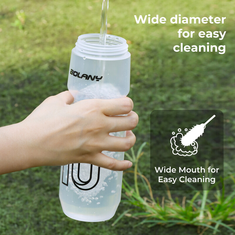 BOLANY 750ML Sticla de apă pentru bicicletă de capacitate mare PP5, rezistentă la scurgeri, Ciclism, Sporturi în aer liber, Sticla de apă pentru fitness
