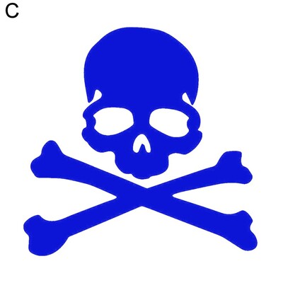 Reflektirajuća naljepnica s lubanjom Bicikl Fluorescentne naljepnice za bicikle Noćna vožnja biciklom Cesta MTB Fiksna oprema Skeleton naljepnice Dodaci za bicikle