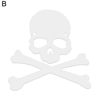 Reflektirajuća naljepnica s lubanjom Bicikl Fluorescentne naljepnice za bicikle Noćna vožnja biciklom Cesta MTB Fiksna oprema Skeleton naljepnice Dodaci za bicikle