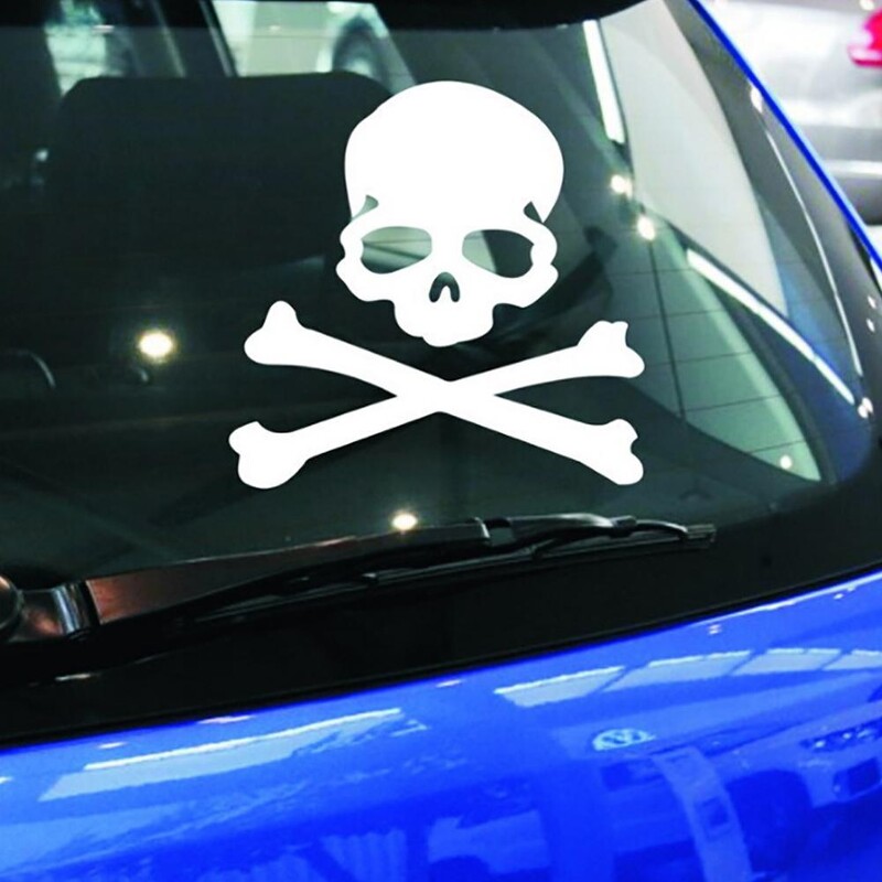 Reflektirajuća naljepnica s lubanjom Bicikl Fluorescentne naljepnice za bicikle Noćna vožnja biciklom Cesta MTB Fiksna oprema Skeleton naljepnice Dodaci za bicikle