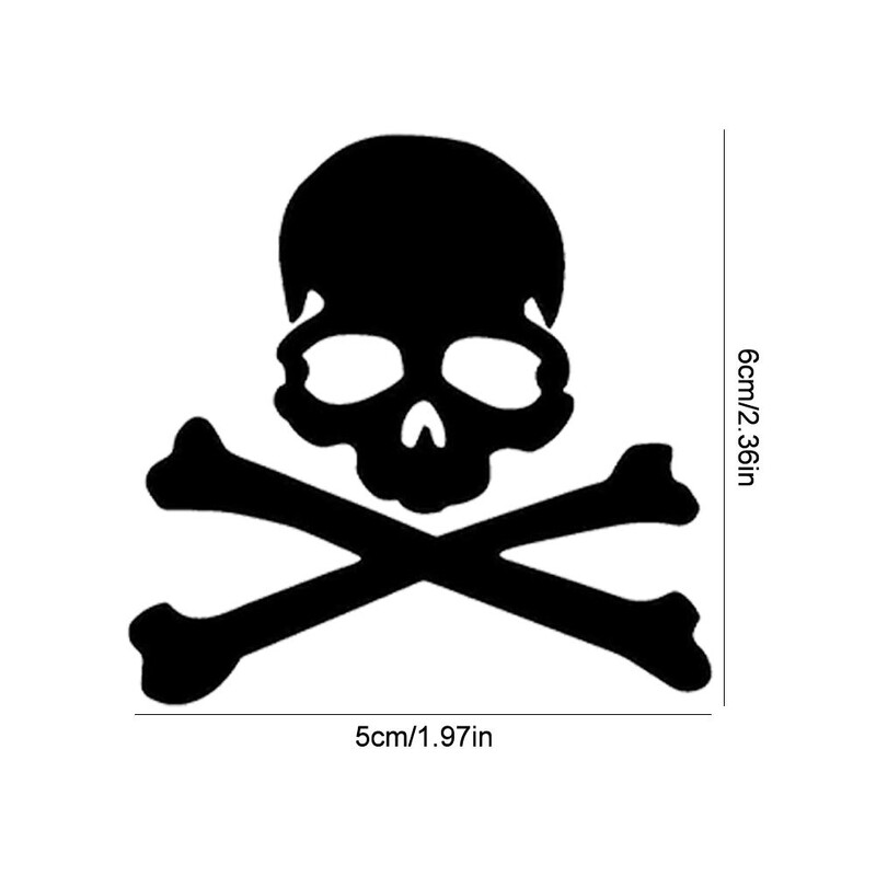 Reflektirajuća naljepnica s lubanjom Bicikl Fluorescentne naljepnice za bicikle Noćna vožnja biciklom Cesta MTB Fiksna oprema Skeleton naljepnice Dodaci za bicikle