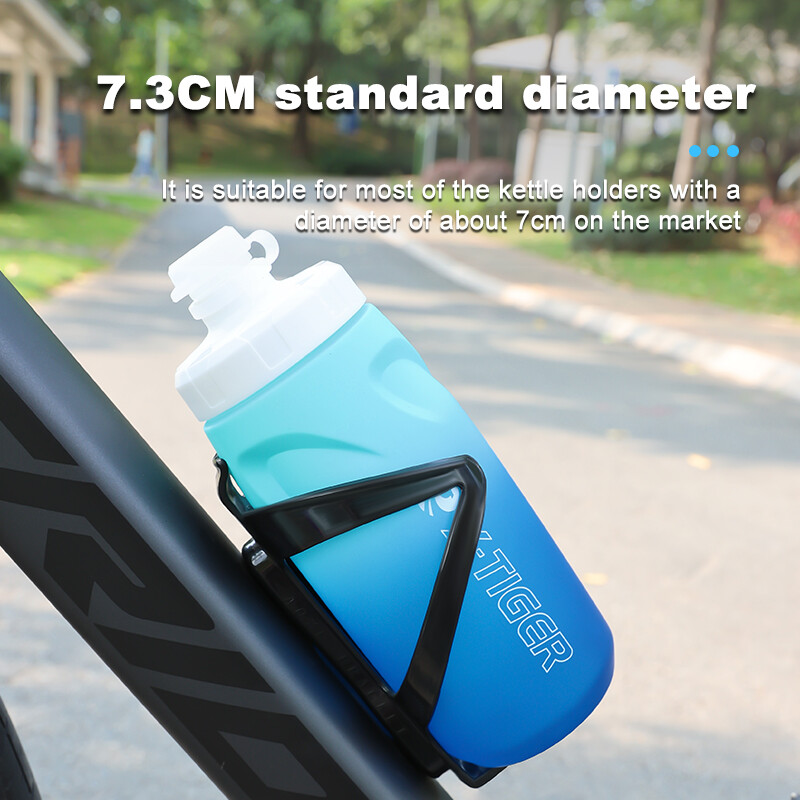 X-TIGER 620ML Riteņbraukšanas ūdens pudeles gradienta krāsainā šosejas velosipēda dzēriena kauss īpaši viegls, saspiežams, necaurlaidīgs sporta pudeļu velosipēds