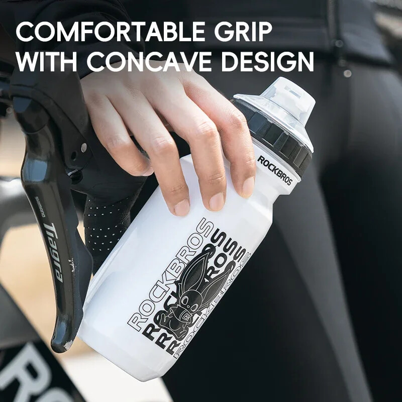 ROCKBROS Sportska boca za vodu 600 ml Nepropusna PP5 Materijal za hranu Sportska boca za bicikle, na zaključavanje, Biciklistički kuhalo za vodu