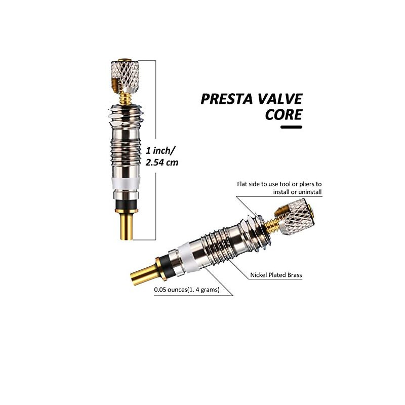 10gab velosipēda noņemama Presta Valve Core Road MTB velosipēdu riepas gaisa vārsta serdes remonta instrumentu komplekta nomaiņa