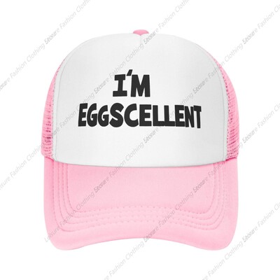 I'm Eggscellent Baseball šeširi za muškarce Žene Podesivi šešir za oca kamiondžiju Kape za vanjske aktivnosti u slobodno vrijeme