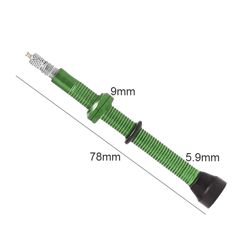 1 kom. Ventil za bicikle od 70 mm za brdski bicikl Ventil bez zračnice u boji mesingane jezgre Vakuumski ventil Jezgra ventila za gume s alatom za ugradnju