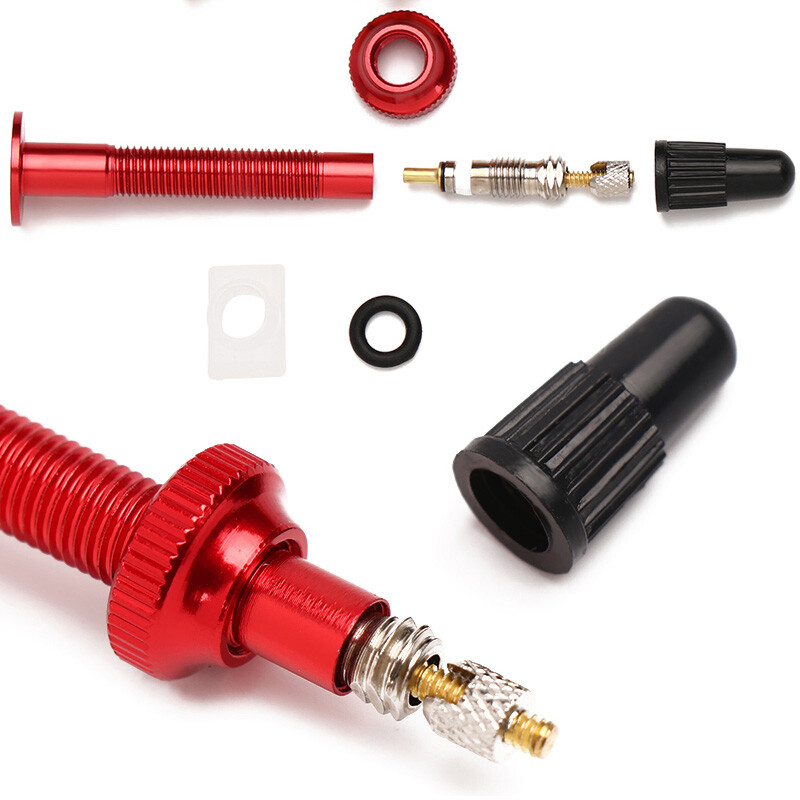 1 kom. Ventil za bicikle od 70 mm za brdski bicikl Ventil bez zračnice u boji mesingane jezgre Vakuumski ventil Jezgra ventila za gume s alatom za ugradnju