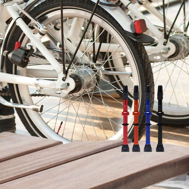 1 kom. Ventil za bicikle od 70 mm za brdski bicikl Ventil bez zračnice u boji mesingane jezgre Vakuumski ventil Jezgra ventila za gume s alatom za ugradnju