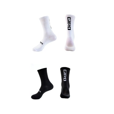 Jaunas Riteņbraukšanas Zeķes Velosipēds Medmāsa Kompresijas šosejas velosipēds Skriešana Mtb Līdz ceļiem Balts Sports Smieklīgs Zīmols Melns