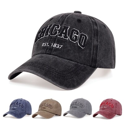 New Letter CHICAGO Baseball sapka Férfi Női Tavasz Nyári Pamut Uniszex Baseball Snapback Kalap Hip Hop Trucker Sapkák Gorras