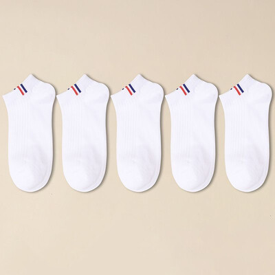 Ljetne tanke brodske čarape Muške ležerne čarape Prozračne čarape za kalibraciju koje upijaju znoj Crne poslovne sportske čarape za gležnjeve