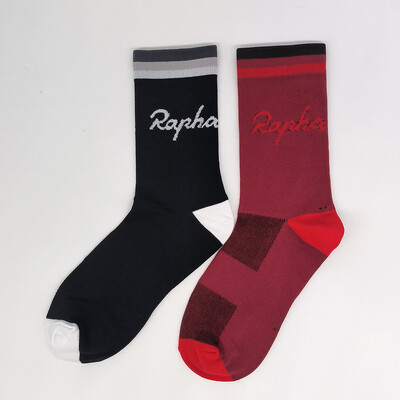 2 perechi de șosete în culori diferite, combinate pentru ciclism sportiv, ciclism, baschet, alergare, drumeții și absorbția șocurilor