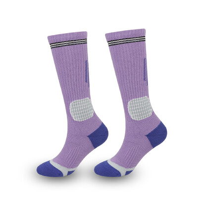 Nove profesionalne sportske čarape s ženskim pamučnim dizajnom na pritisak, mrežicom na stopalu, ženske čarape s srednjim potplatom, fitness trčanje