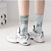 Nove muške i ženske čarape za golf Tie Dye izvezene sportske čarape Čarape za par Čarape za sport na otvorenom