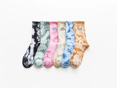 Nove muške i ženske čarape za golf Tie Dye izvezene sportske čarape Čarape za par Čarape za sport na otvorenom