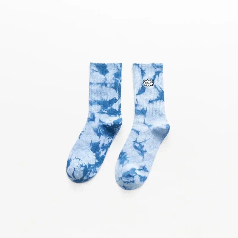 Nove muške i ženske čarape za golf Tie Dye izvezene sportske čarape Čarape za par Čarape za sport na otvorenom