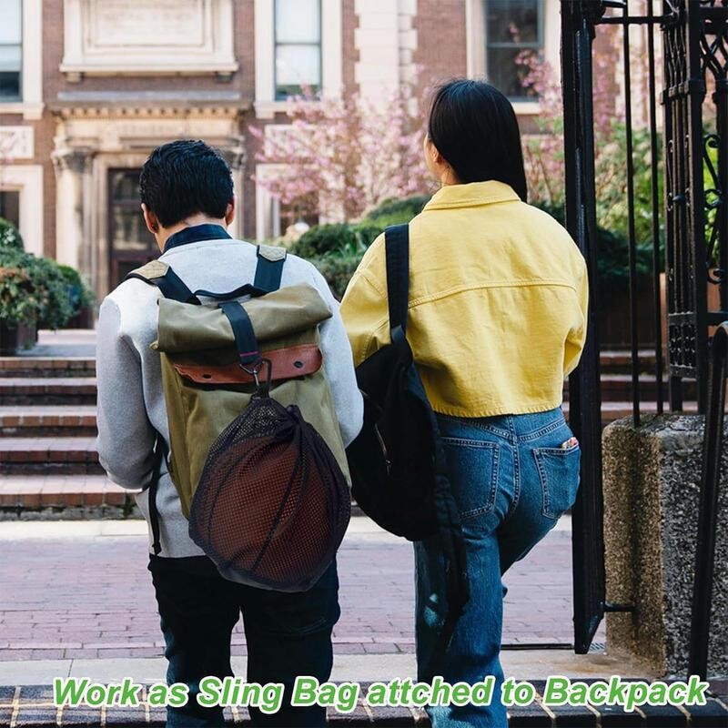 Mrežasta torba za jednu loptu za prijevoz jedne torbe za odbojku Košarkaška torba za nogomet Odbojka Mrežasta torba za loptu Torba za kopču