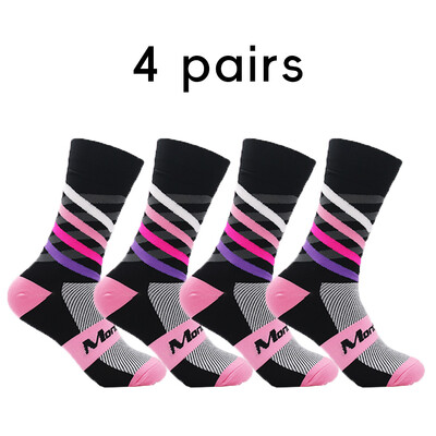 4 чифта водоустойчиви чорапи на открито, които абсорбират потта и са дишащи за алпинизъм, къмпинг, колоездене и ски