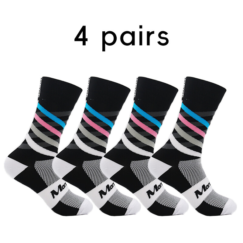 4 чифта водоустойчиви чорапи на открито, които абсорбират потта и са дишащи за алпинизъм, къмпинг, колоездене и ски