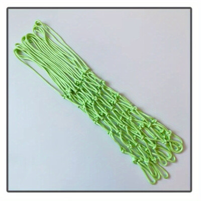 Standardna svjetleća mreža za košarku od 50 cm, zelena fluorescentna mreža za košarku, samosvjetleća dječja mreža za košarkaški okvir 1 KOM