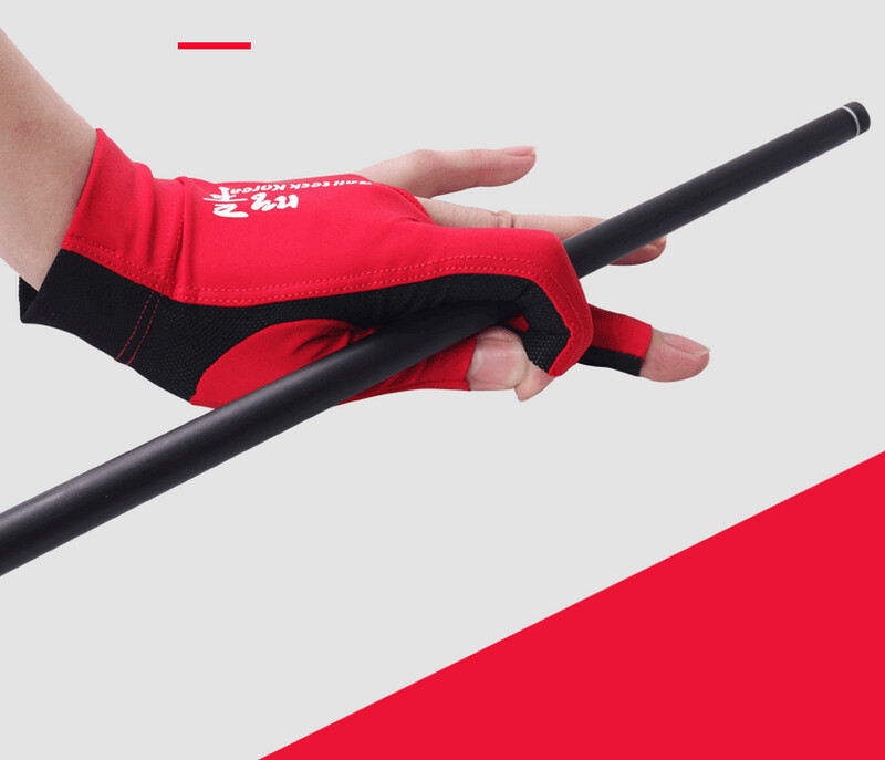 Rukavica za bilijarski štap od korejske elastične likre za lijevu ruku Destiny Ball Teck s 3 prsta