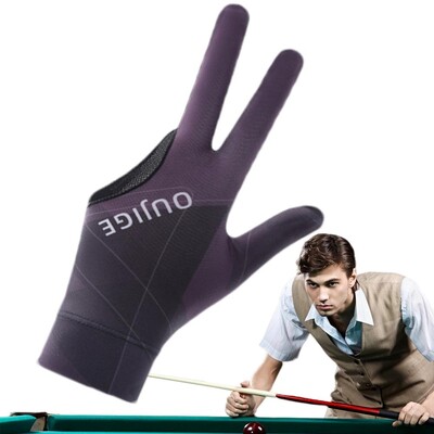 Rukavice za bazen s 3 prsta Neklizajuće rukavice za bazen i bilijar Prozračne štapove otporne na habanje Akcijske rukavice Dodaci za bilijar