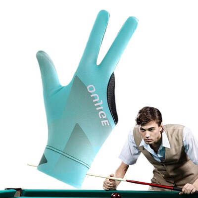 Rukavice za bazen s 3 prsta Neklizajuće rukavice za bazen i bilijar Prozračne štapove otporne na habanje Akcijske rukavice Dodaci za bilijar