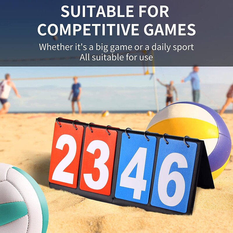 Tablou de bord Score Keeper Score Flipper Pentru Baschet Tenis Sport Material din piele Pu Turn Points Board