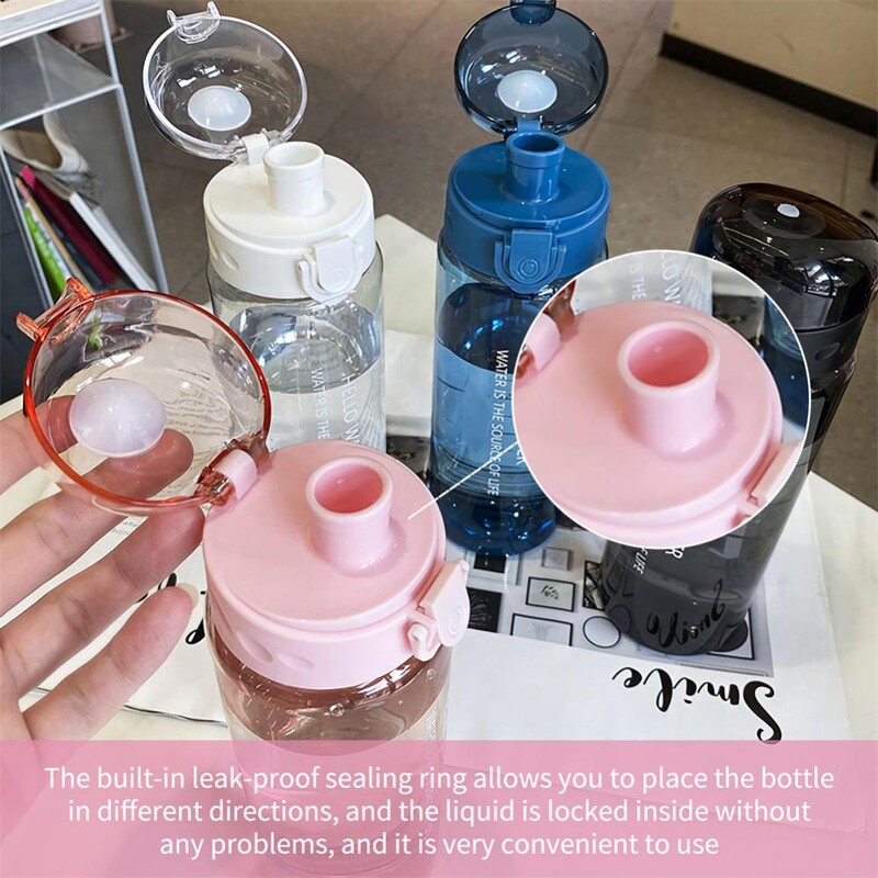 Praktična čaša za vodu Izdržljiva bijela protiv pada Popularna djevojka Neophodan ljetni pribor za hidrataciju Proizvodi za kućanstvo Boca za vodu