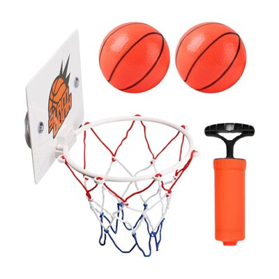 Mini pārnēsājams smieklīgs basketbola groza rotaļlietu komplekts Mājas basketbola fani sporta spēles dekompresijas bumbu komplekts bērniem pieaugušajiem pieaugušajiem