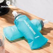 ROCKBROS 500ML Biciklistička boca za vodu Mekana boca sklopiva Lagana hidratacija za sportove na otvorenom Trčanje Planinarenje Biciklizam Torba za vodu