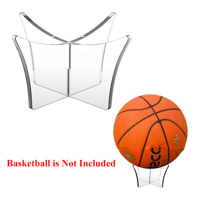 Akrilni držač za loptu Stalak za izložbu za košarku Nogomet Odbojka Nogomet Ragbi Stalak za izložbu Trokutasti stalak Spremište sportske lopte