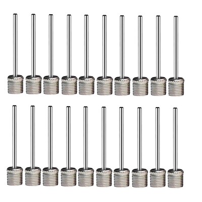 Nauja sportinio kamuolio pripučiamo siurblio adata, skirta futbolo krepšinio futbolui pripučiamo oro vožtuvo adapteris nerūdijančio plieno siurblys 10/20 vnt.