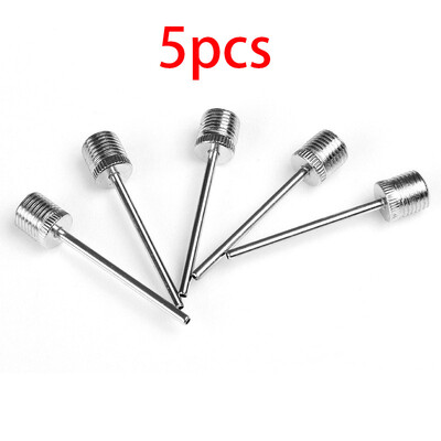 5PCS Košarkaška lopta Pumpa za napuhavanje Igla za nogomet Adapteri zračnog ventila za napuhavanje Mlaznica za loptu Zračna igla Igla za pumpu od nehrđajućeg čelika