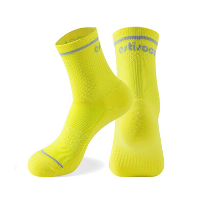 Libisemisvastased silmustega paksendatud keskmise toruga higi ja lõhna neelavad kiiresti kuivavad professionaalsed jooksusokid