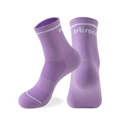 Libisemisvastased silmustega paksendatud keskmise toruga higi ja lõhna neelavad kiiresti kuivavad professionaalsed jooksusokid