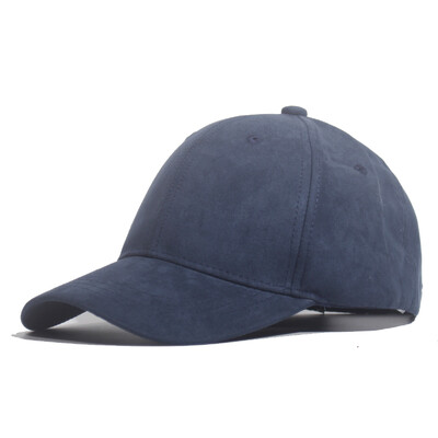 Podesive prozračne kape od brušene kože za žene i muškarce, uniseks od meke umjetne antilop kože, jednobojne sportske kape