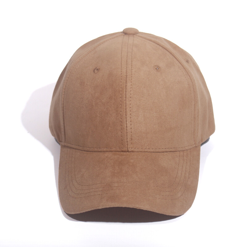 Podesive prozračne kape od brušene kože za žene i muškarce, uniseks od meke umjetne antilop kože, jednobojne sportske kape