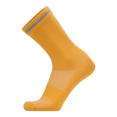 LAMEDA sportinės kojinės, prakaitą sugeriančios ir kvėpuojančios lauko dviračių kojinės iki vidurio blauzdos vyrams ir moterims šviesą atspindinčios sportinės kojinės